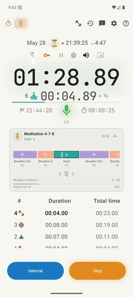 Running VCStopwatch profile in a light theme
